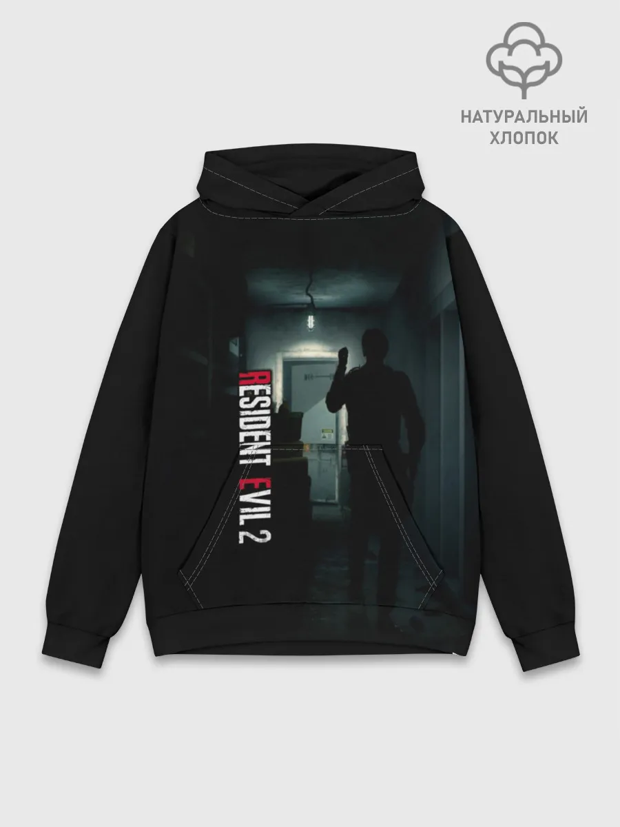 Худи мужской база хлопок / Resident Evil 2