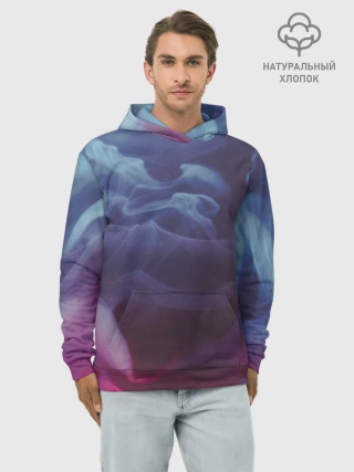 Худи мужской база хлопок / Футболка Smoke