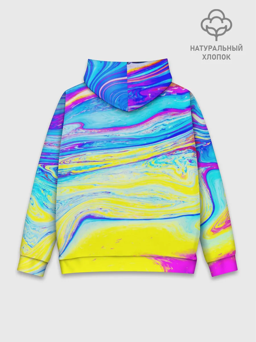 Худи мужской база хлопок / Разводы красок