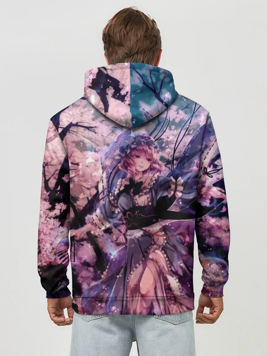 Худи мужской база хлопок / Anime Girl tree