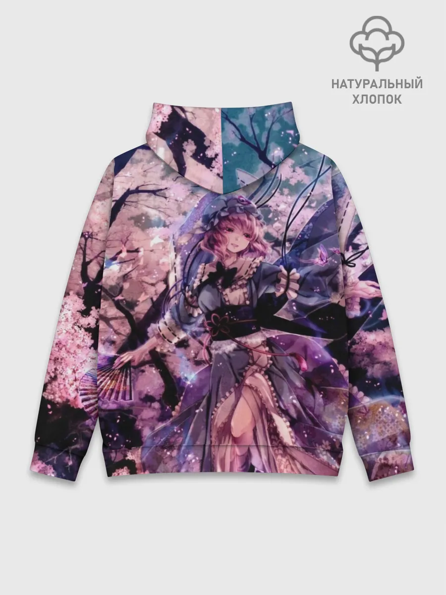 Худи мужской база хлопок / Anime Girl tree