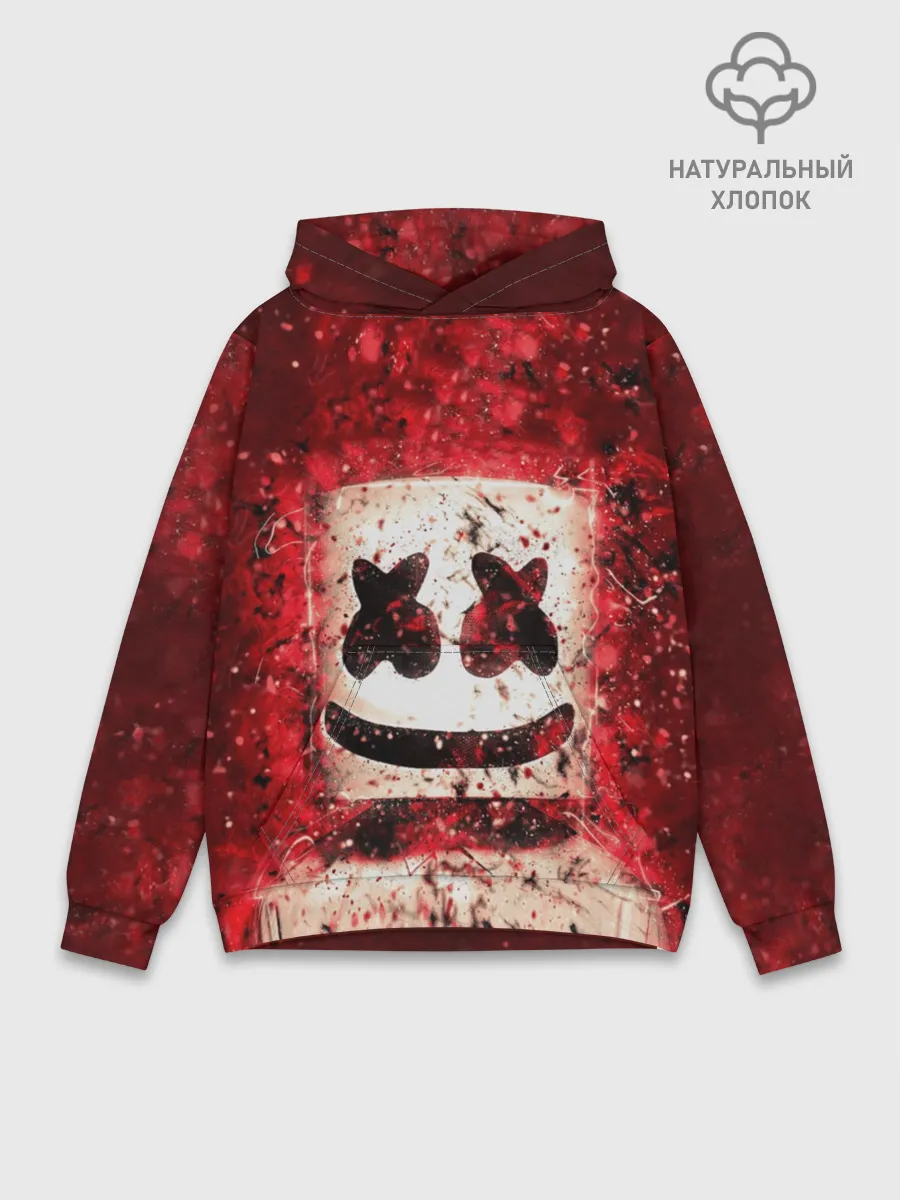 Худи мужской база хлопок / Marshmello