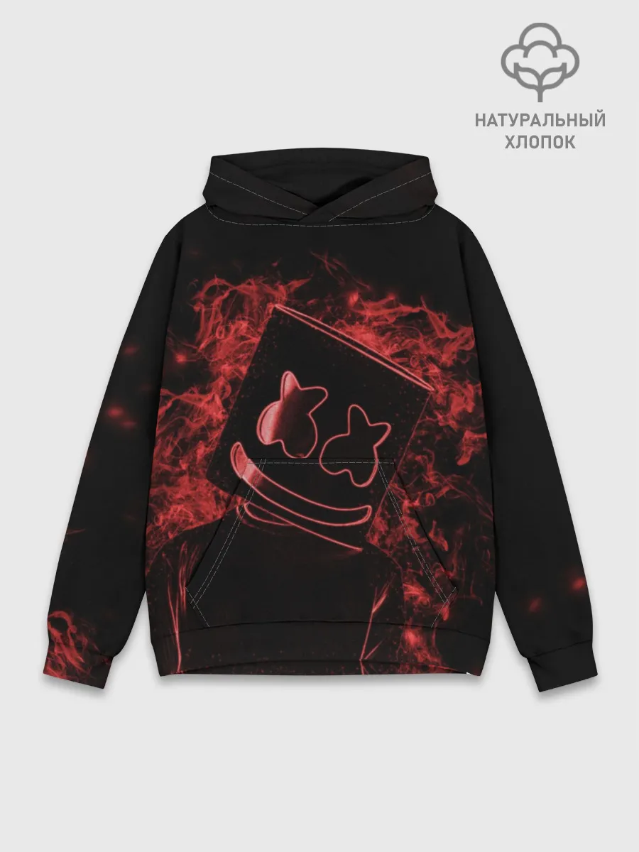 Худи мужской база хлопок / Marshmello