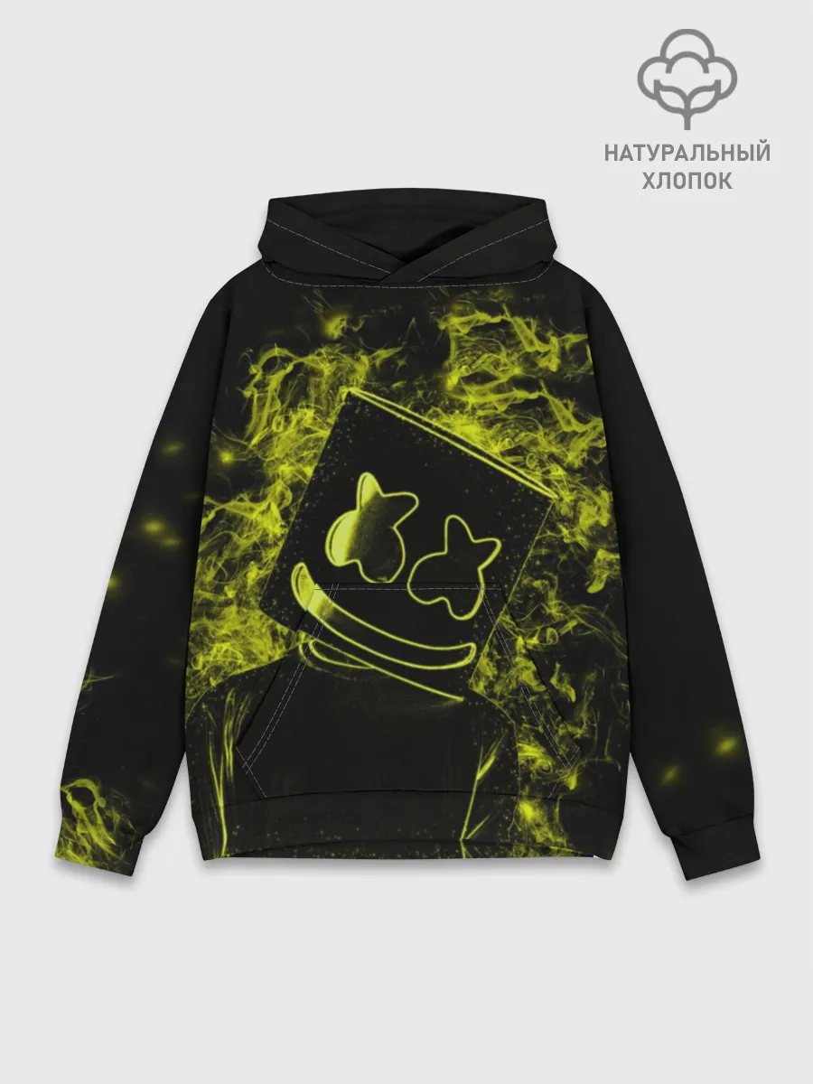 Худи мужской база хлопок / Marshmello