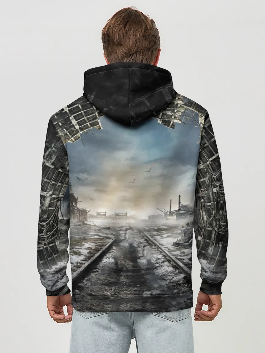 Худи мужской база хлопок / Metro