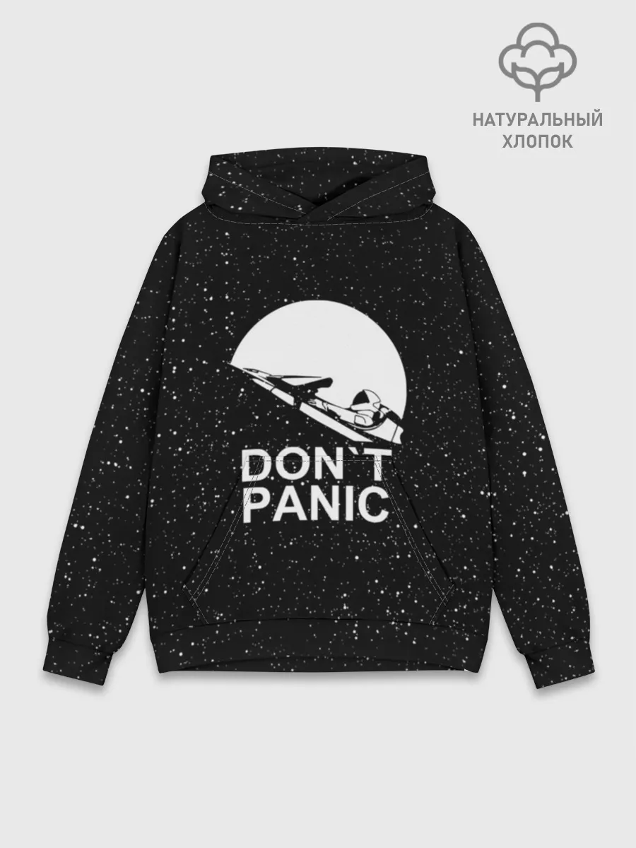 Худи мужской база хлопок / DONT PANIC