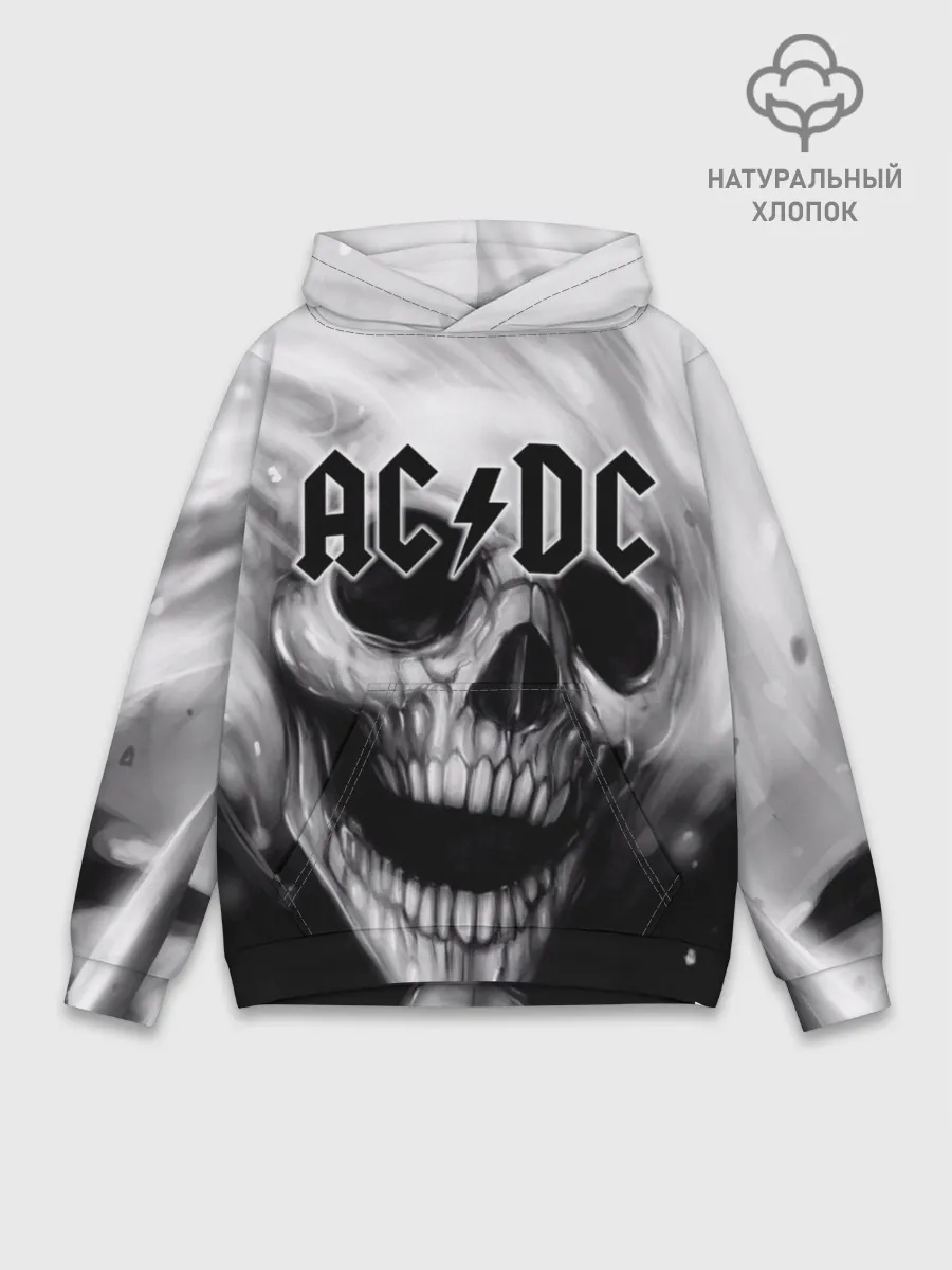 Худи мужской база хлопок / AC/DC
