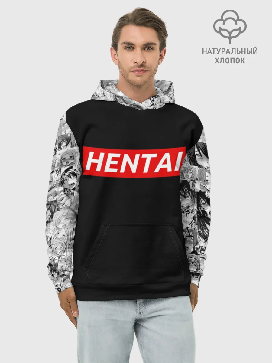 Худи мужской база хлопок / Японская анимация