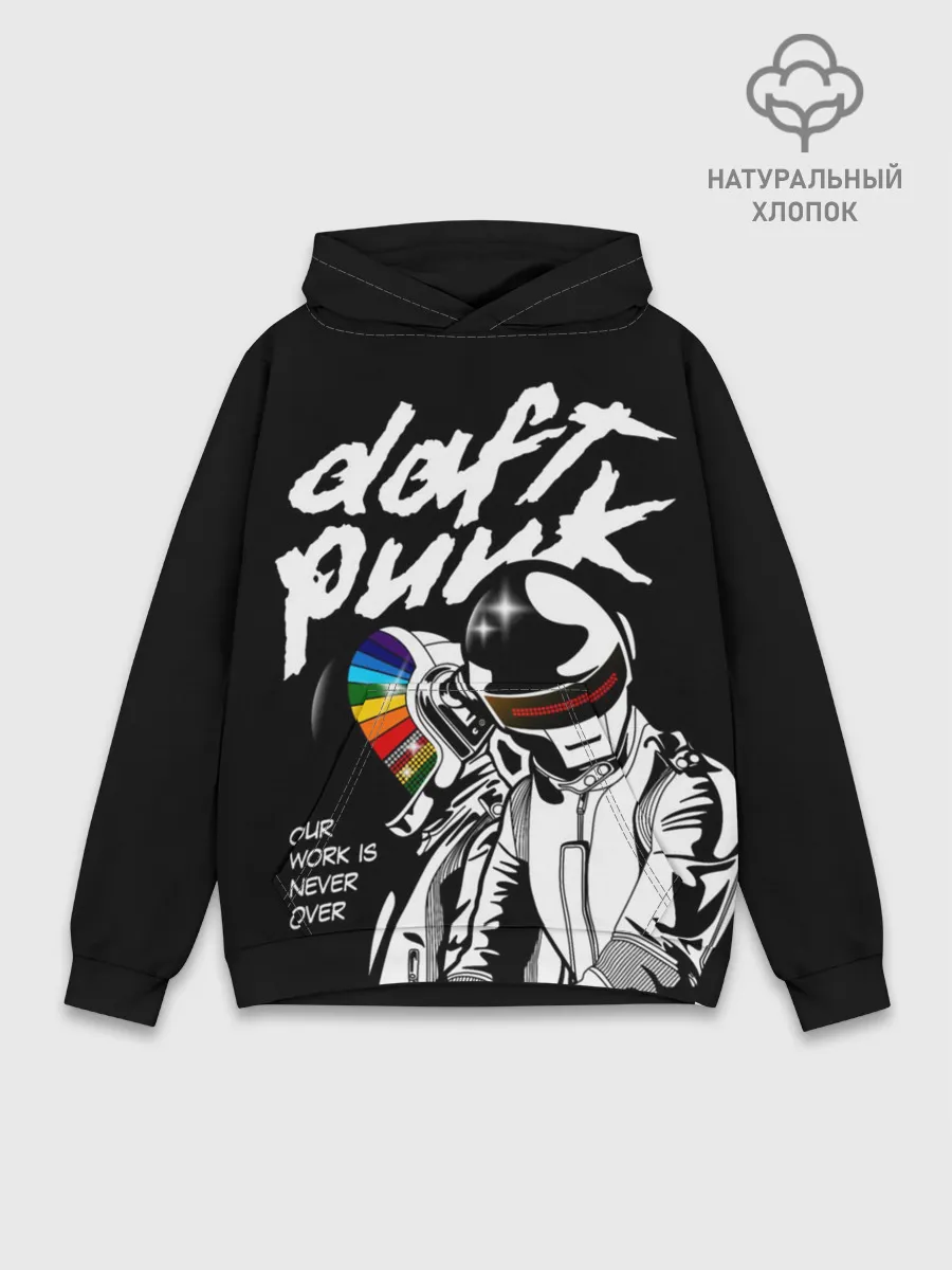 Худи мужской база хлопок / Daft Punk