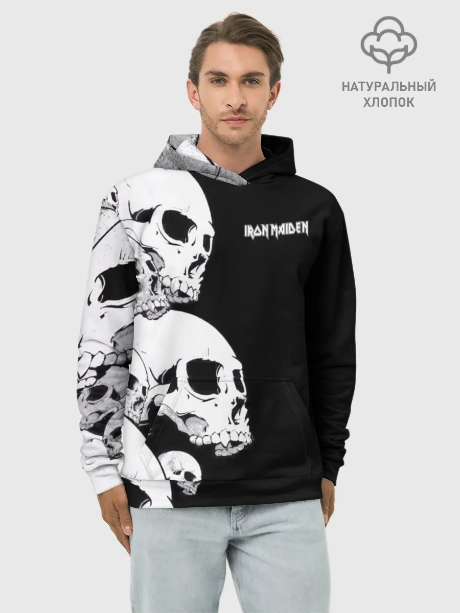 Худи мужской база хлопок / IRON MAIDEN | АЙРОН МАЙДЕН