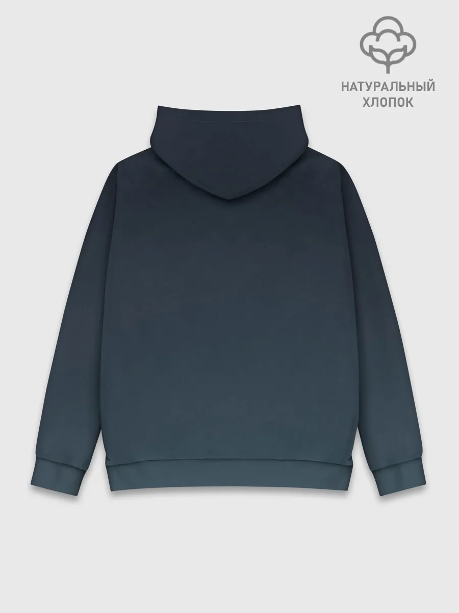 Худи мужской база хлопок / Маленький принц с лисой