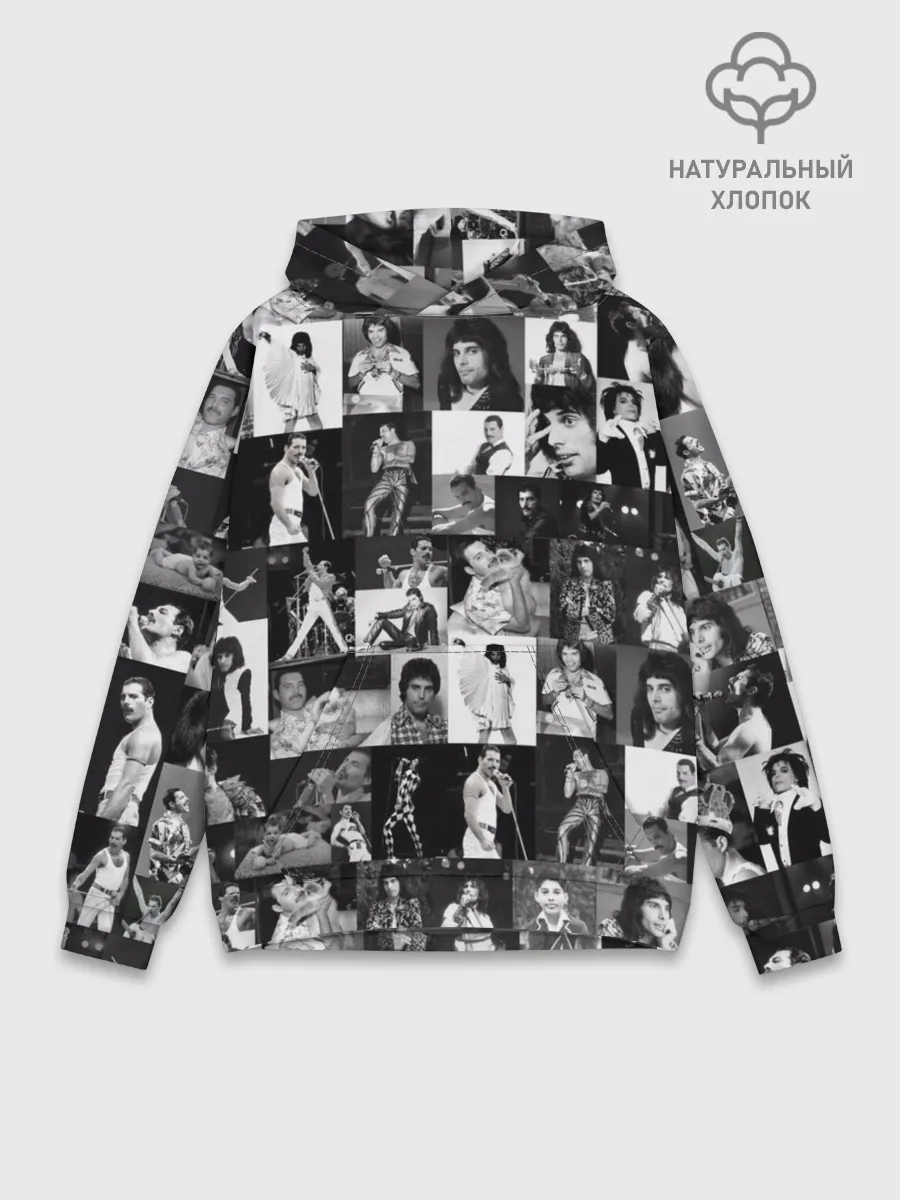 Худи мужской база хлопок / QUEEN