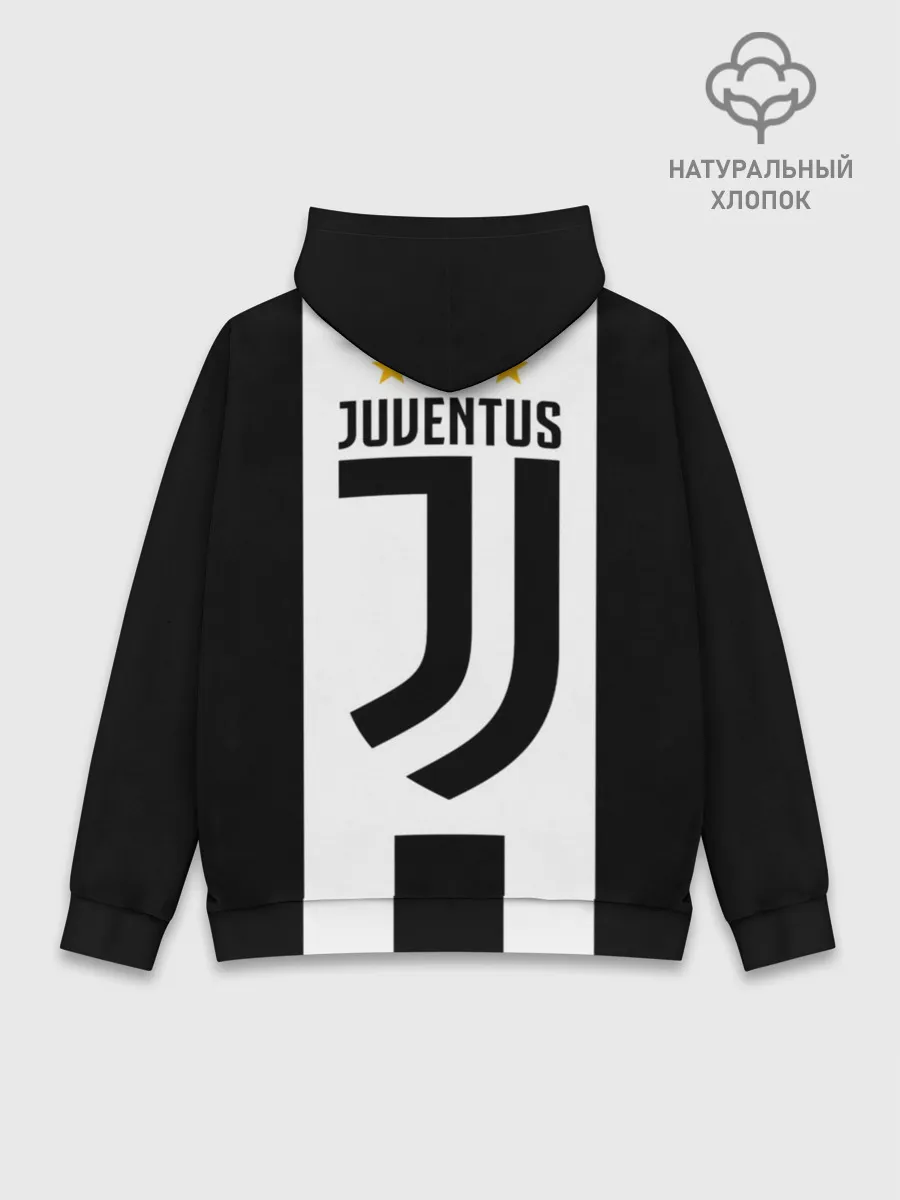Худи мужской база хлопок / Ювентус