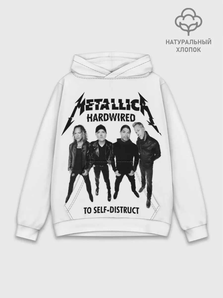 Худи мужской база хлопок / Metallica