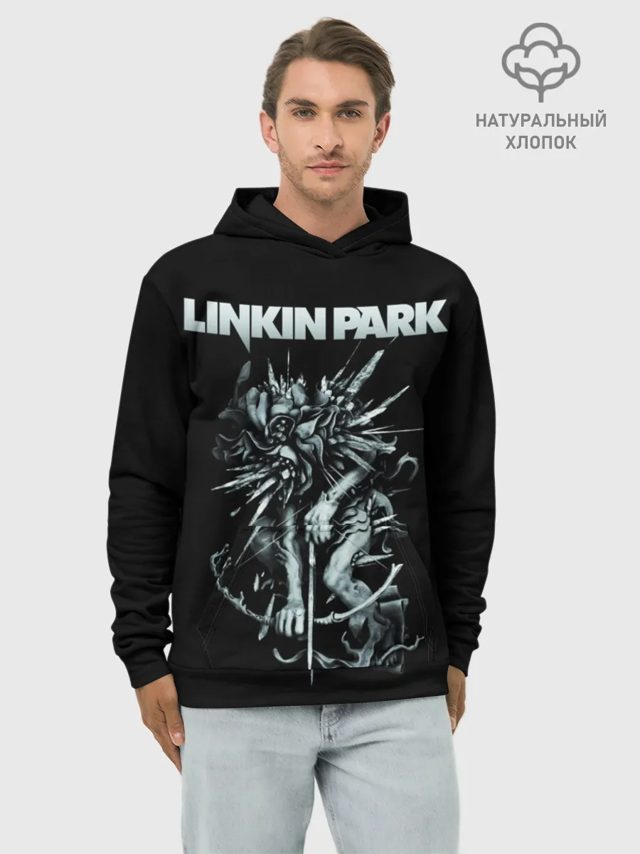 Худи мужской база хлопок / Linkin Park