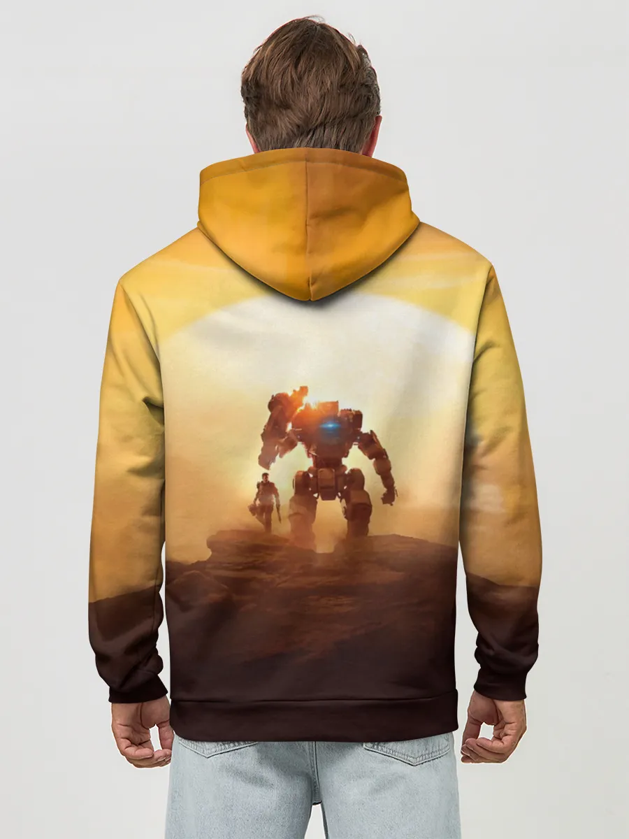 Худи мужской база хлопок / Titanfall