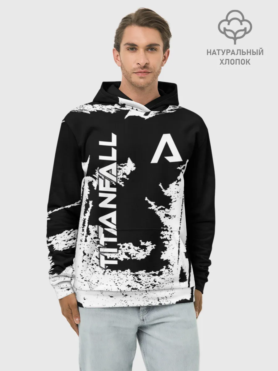Худи мужской база хлопок / Titanfall