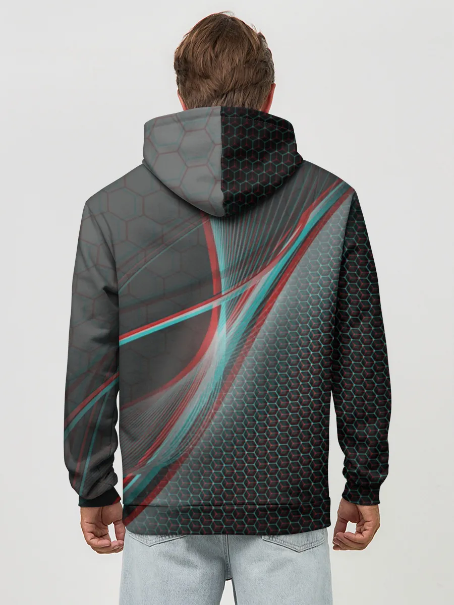 Худи мужской база хлопок / RUSSIA.