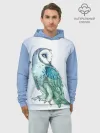 Худи мужской база хлопок / сова