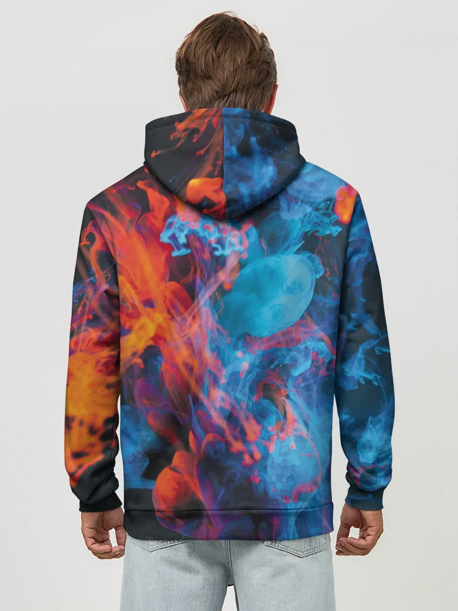 Худи мужской база хлопок / Metro Fire