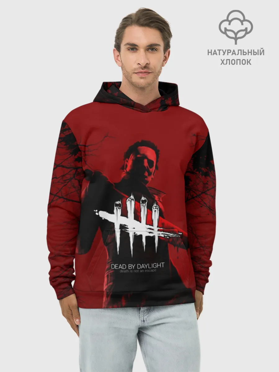 Худи мужской база хлопок / Dead by Daylight
