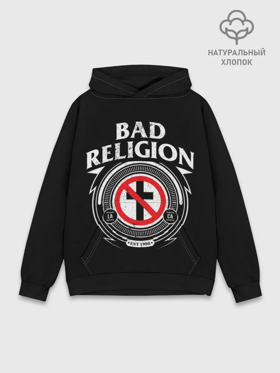 Худи мужской база хлопок / Bad Religion