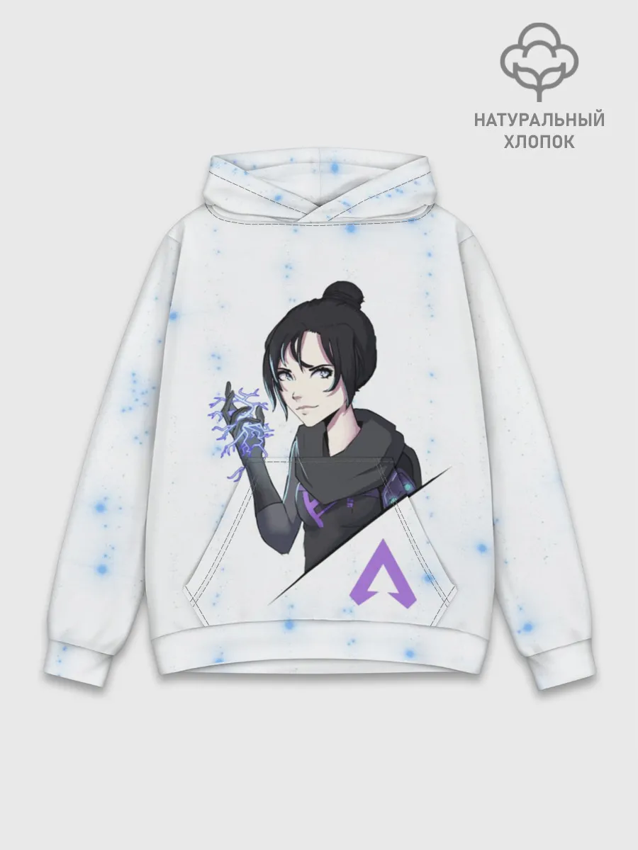 Худи мужской база хлопок / Apex Legends - Wraith