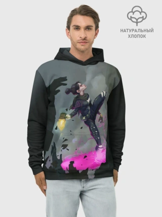 Худи мужской база хлопок / APEX LEGENDS - Wraith