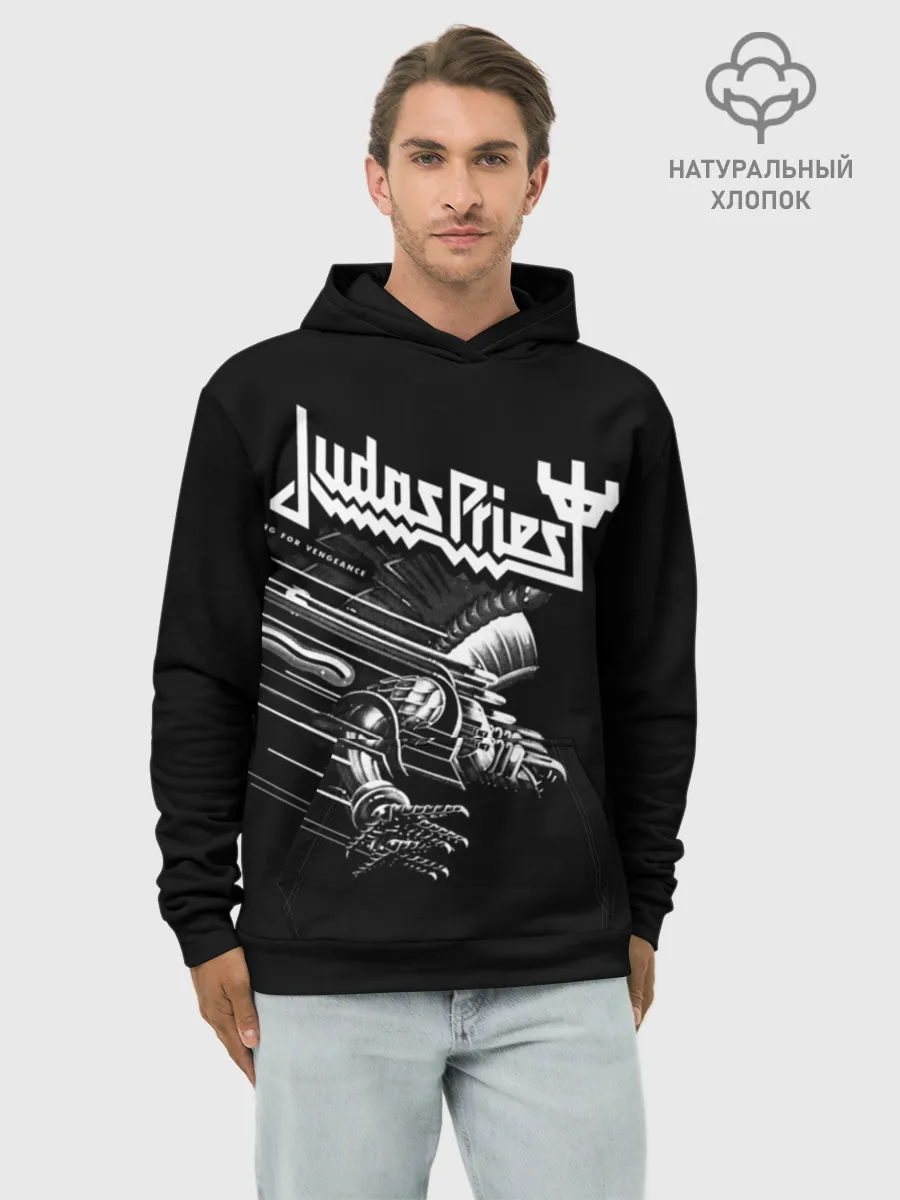 Худи мужской база хлопок / Judas Priest