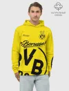 Худи мужской база хлопок / Боруссия Дортмунд