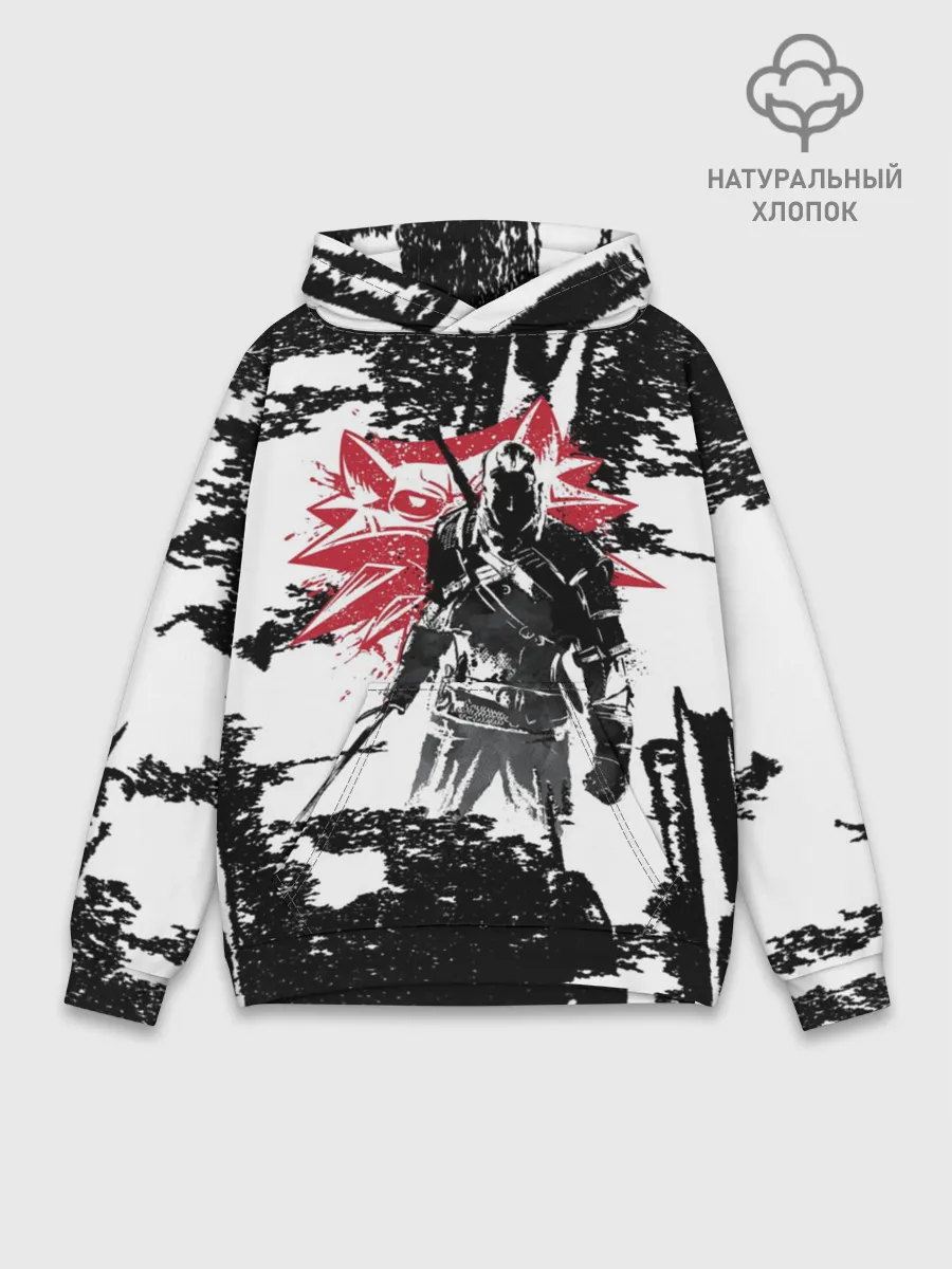 Худи мужской база хлопок / Ведьмак