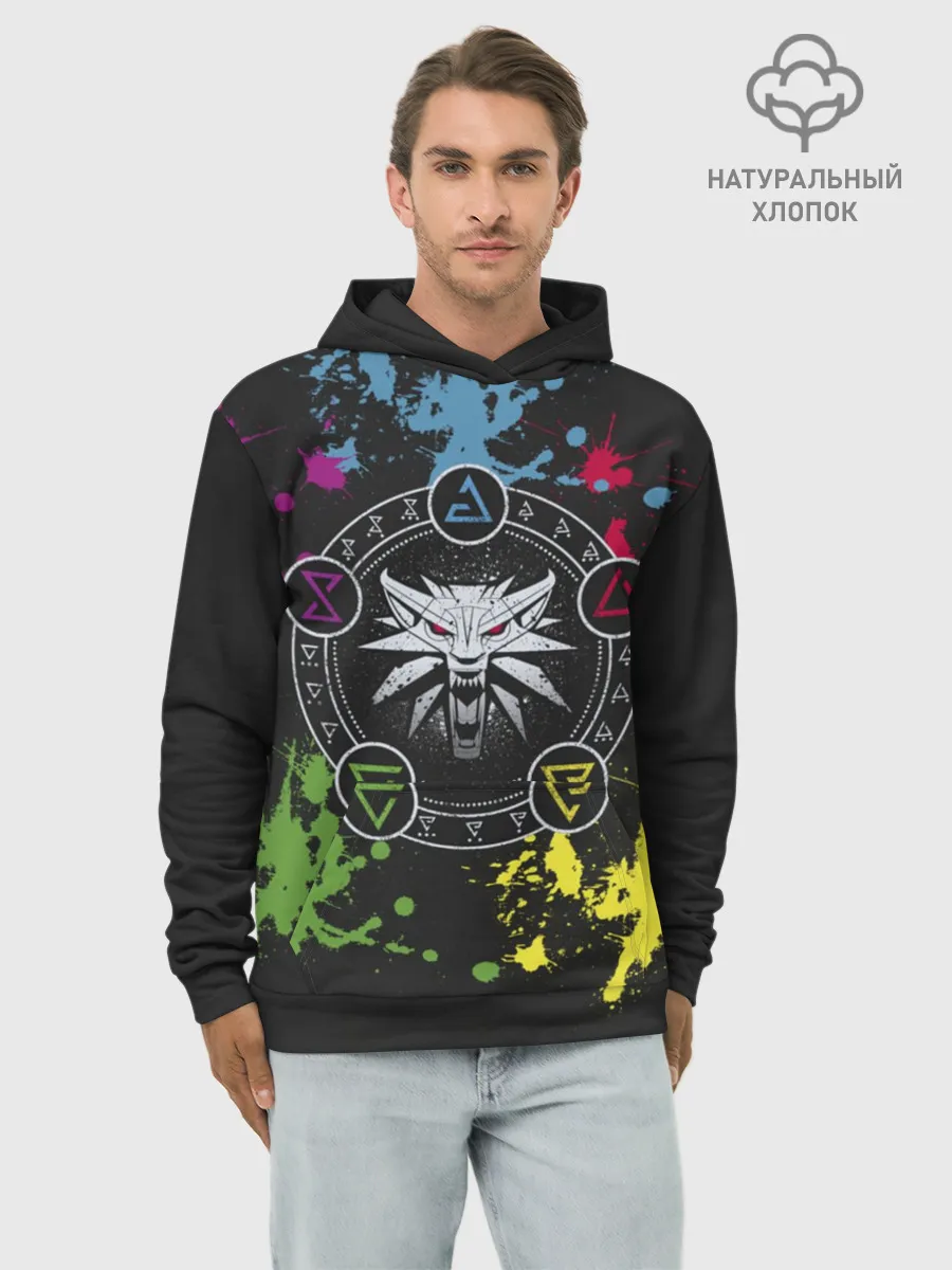 Худи мужской база хлопок / Ведьмак