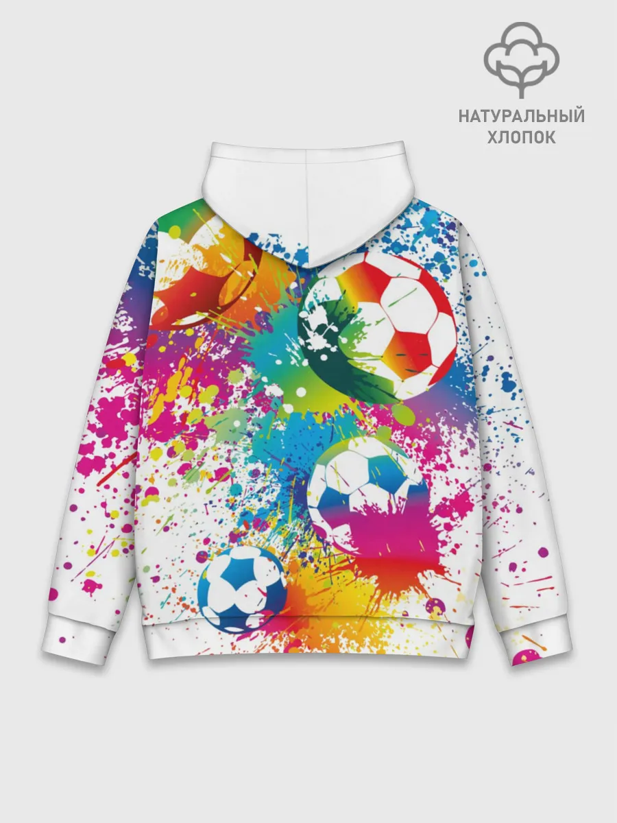 Худи мужской база хлопок / Футбольные мячи