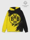 Худи мужской база хлопок / Боруссия Дортмунд