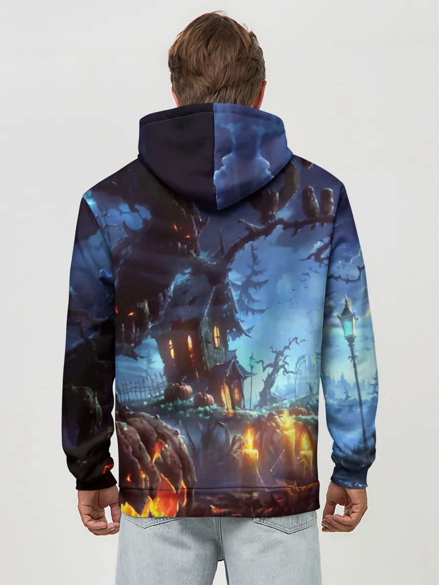 Худи мужской база хлопок / Хэллоуин