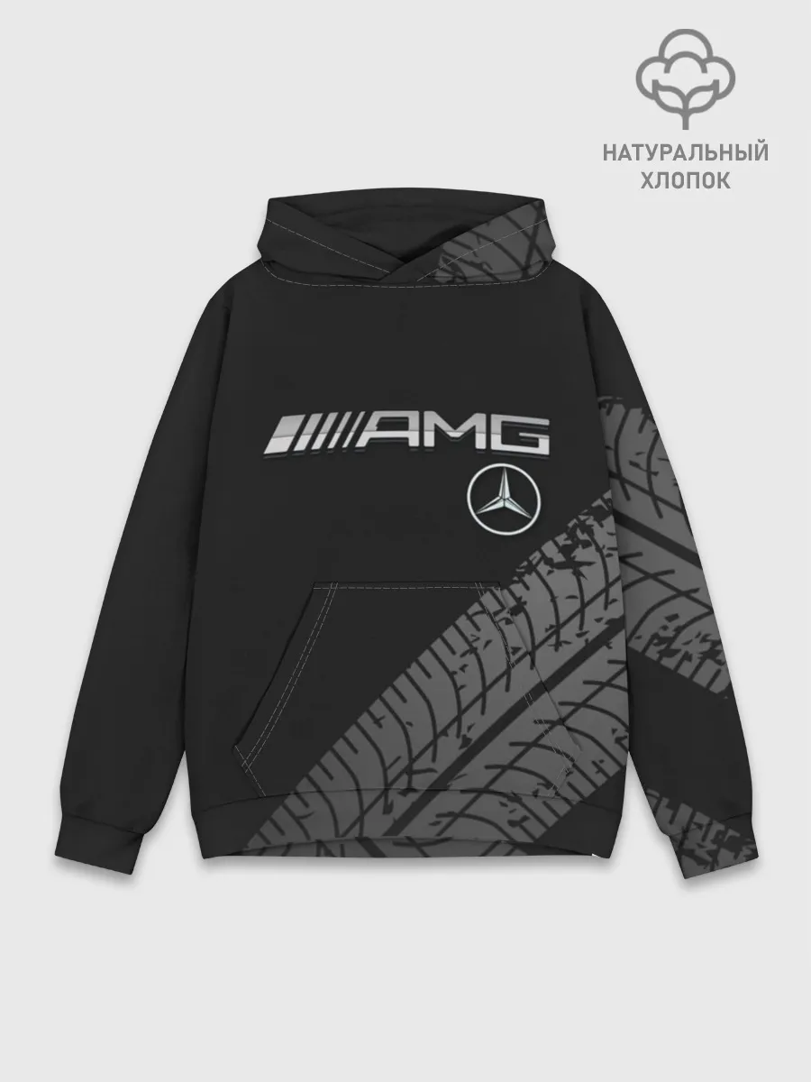 Худи мужской база хлопок / Mercedes