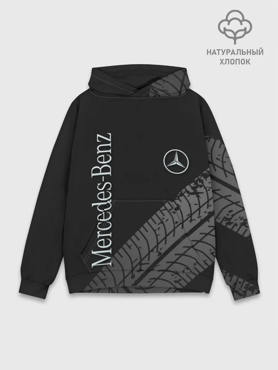 Худи мужской база хлопок / Mercedes