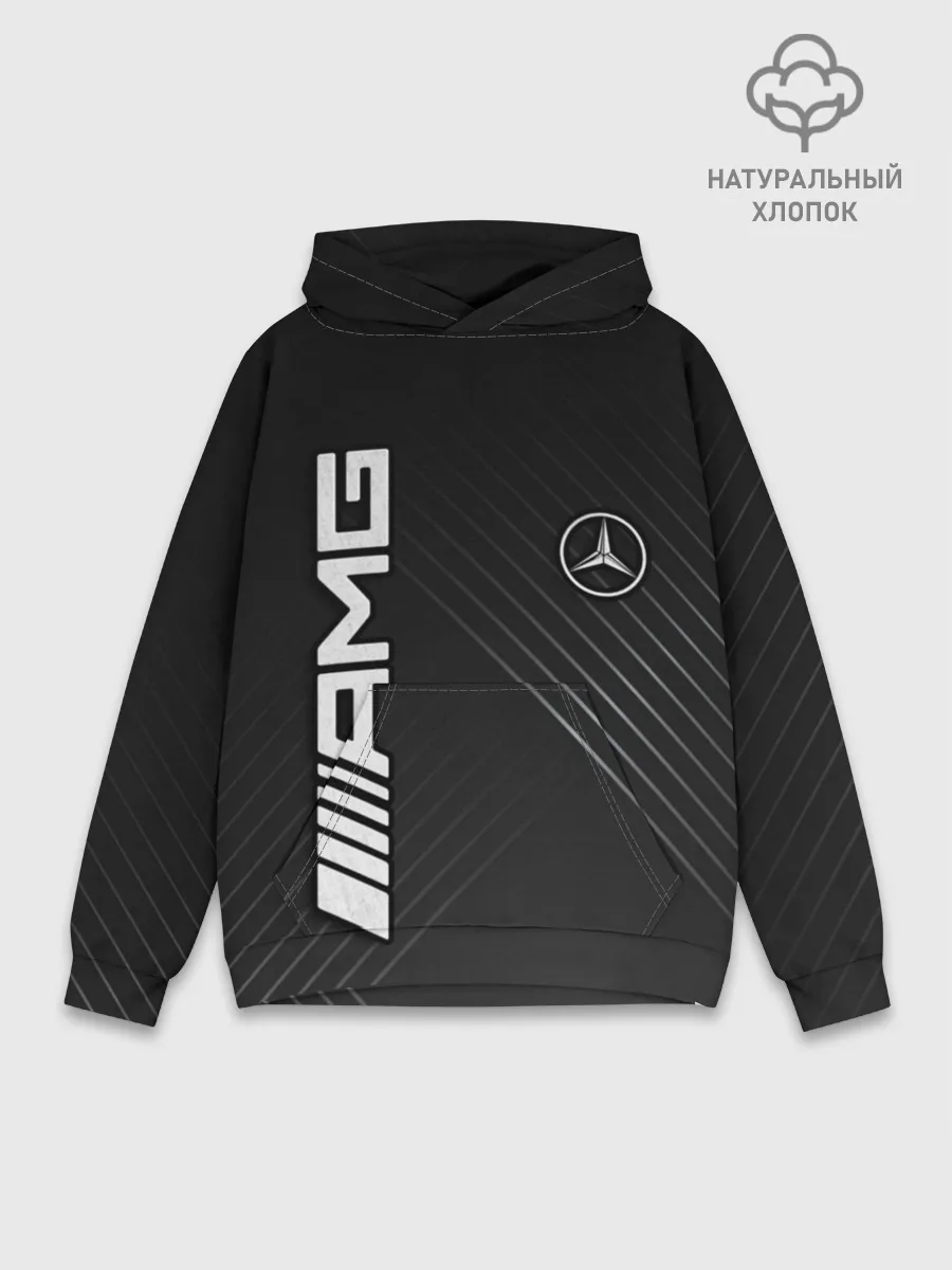 Худи мужской база хлопок / Mercedes
