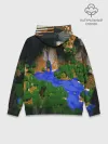 Худи мужской база хлопок / Minecraft