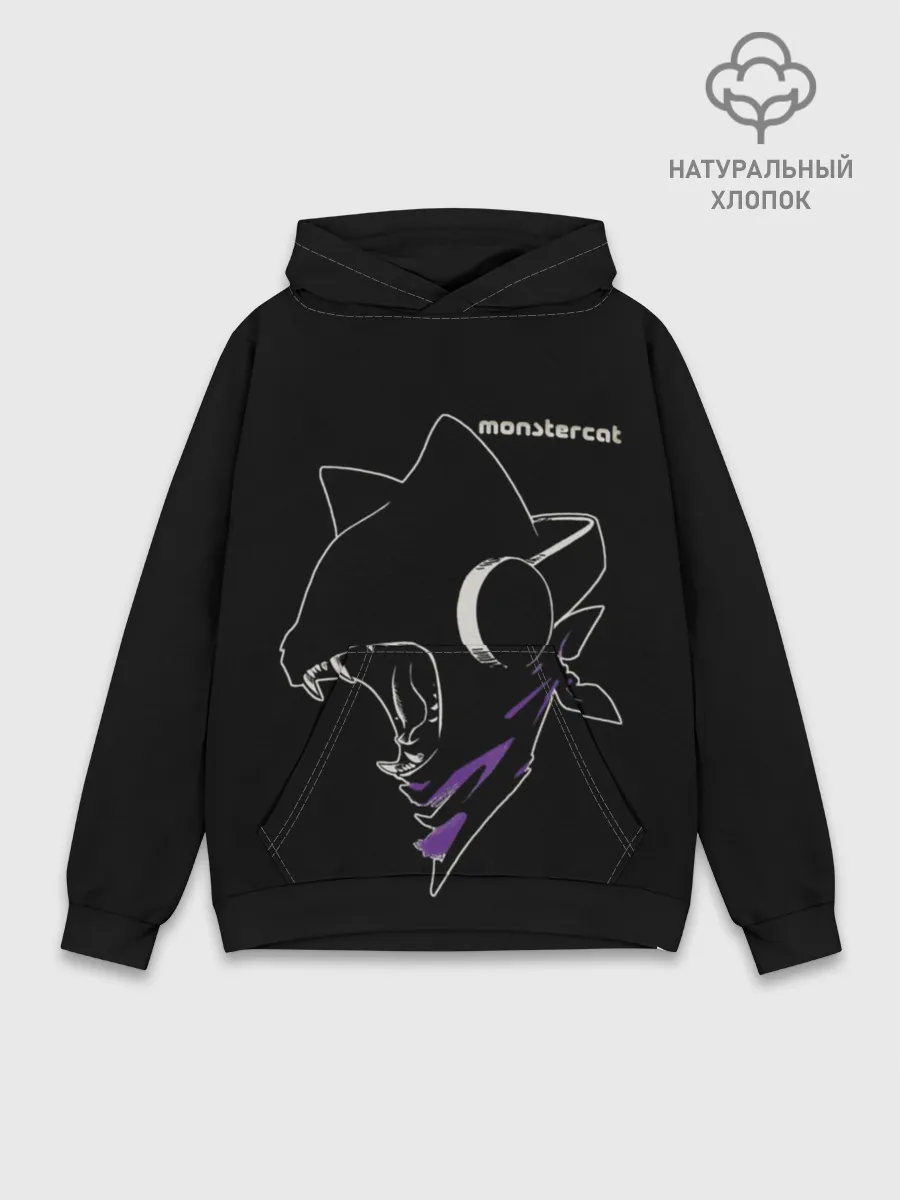 Худи мужской база хлопок / Monstercat