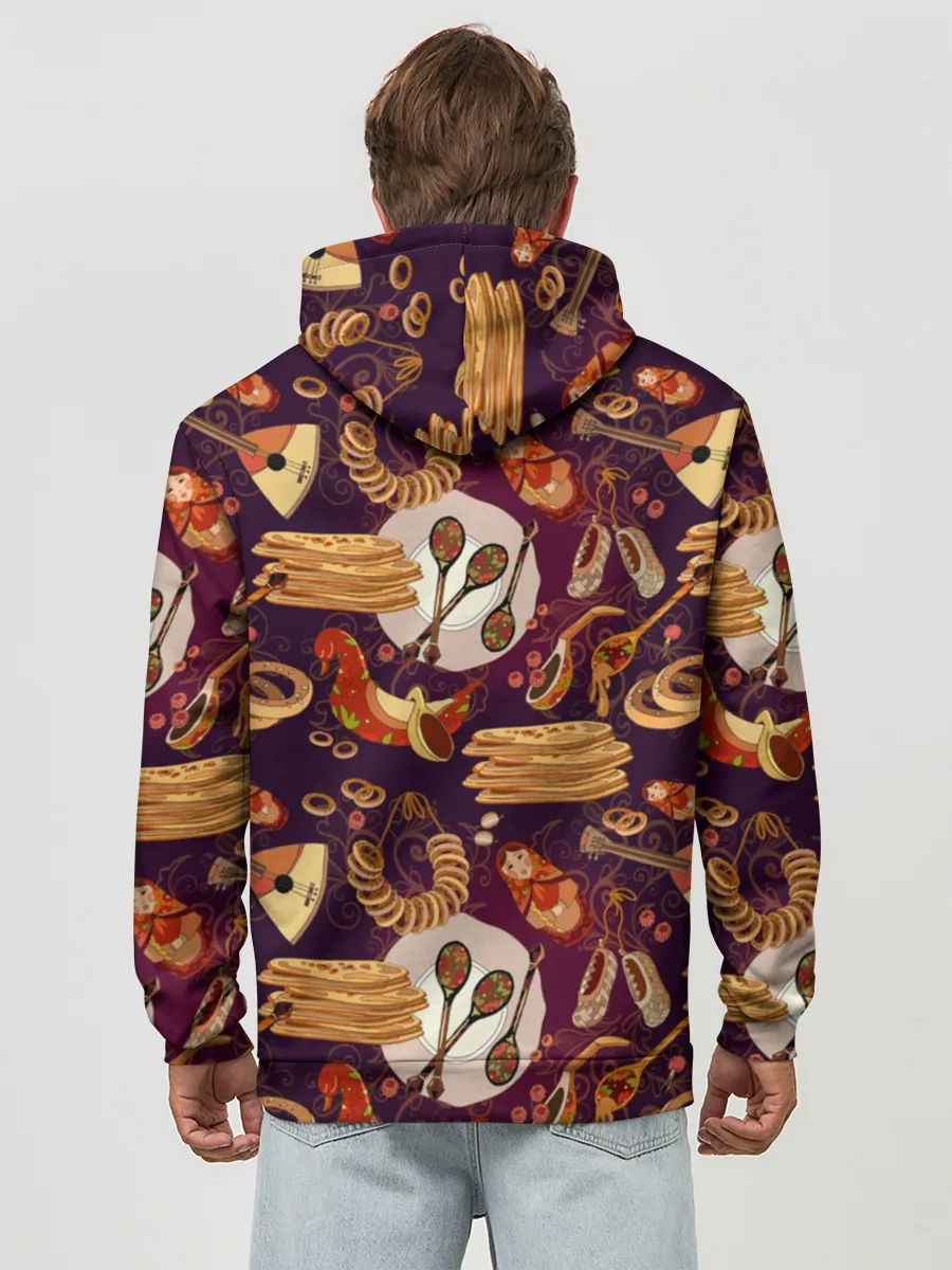 Худи мужской база хлопок / Русские блины