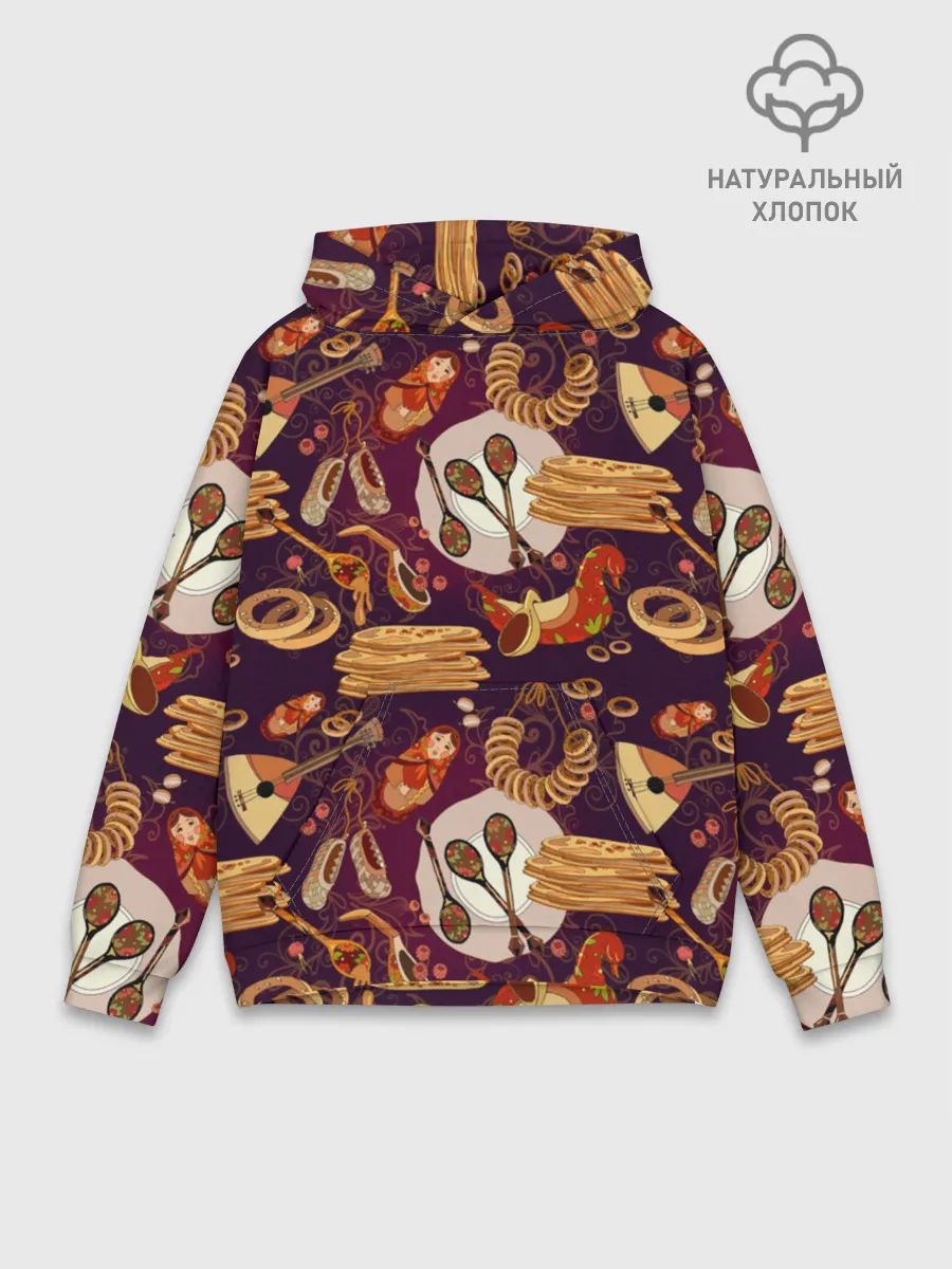 Худи мужской база хлопок / Русские блины