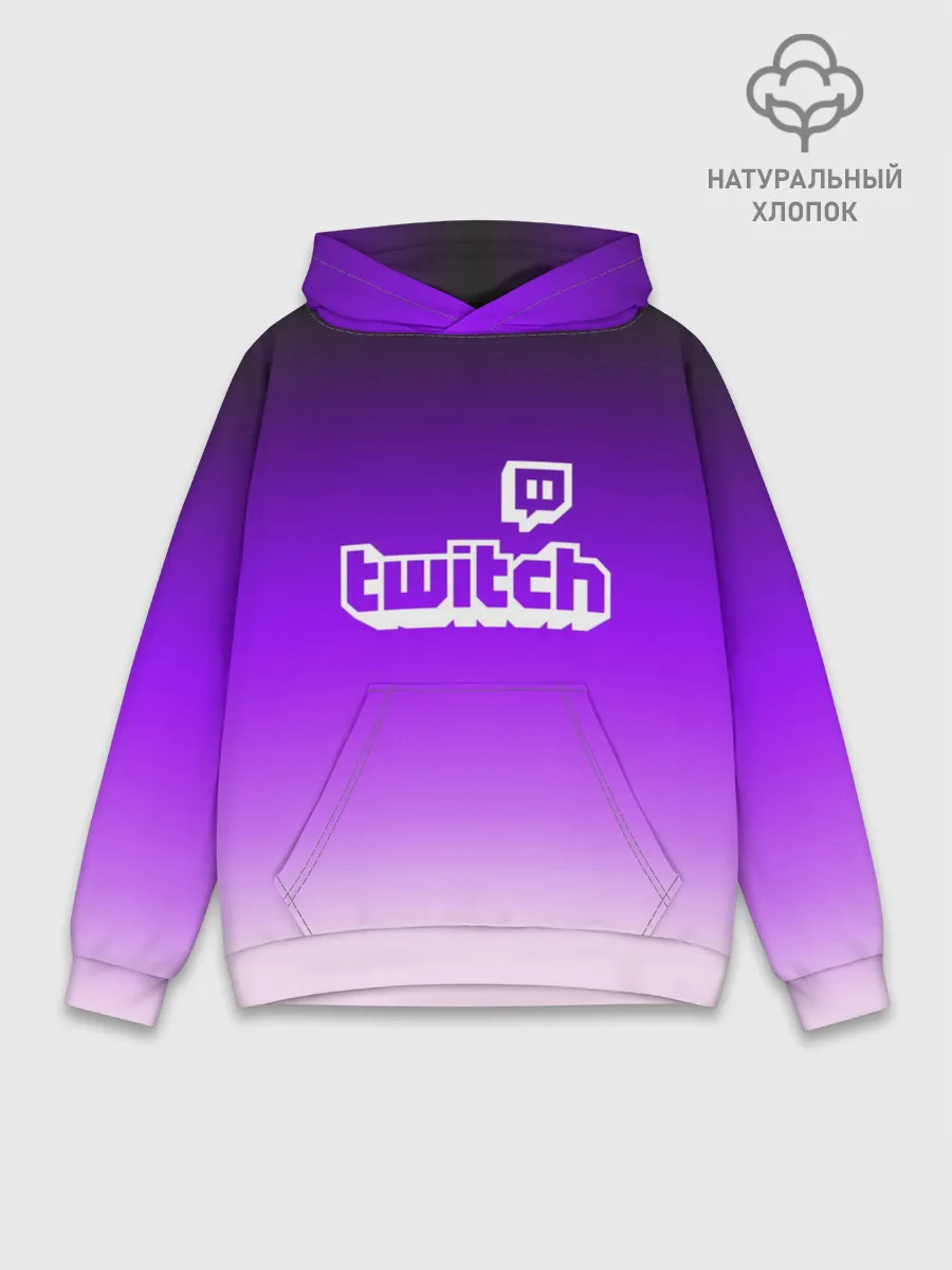 Худи мужской база хлопок / Twitch