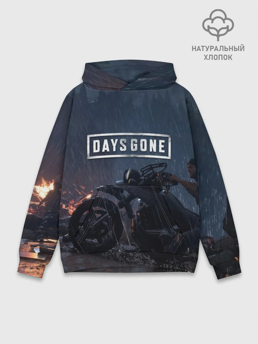 Худи мужской база хлопок / Days Gone
