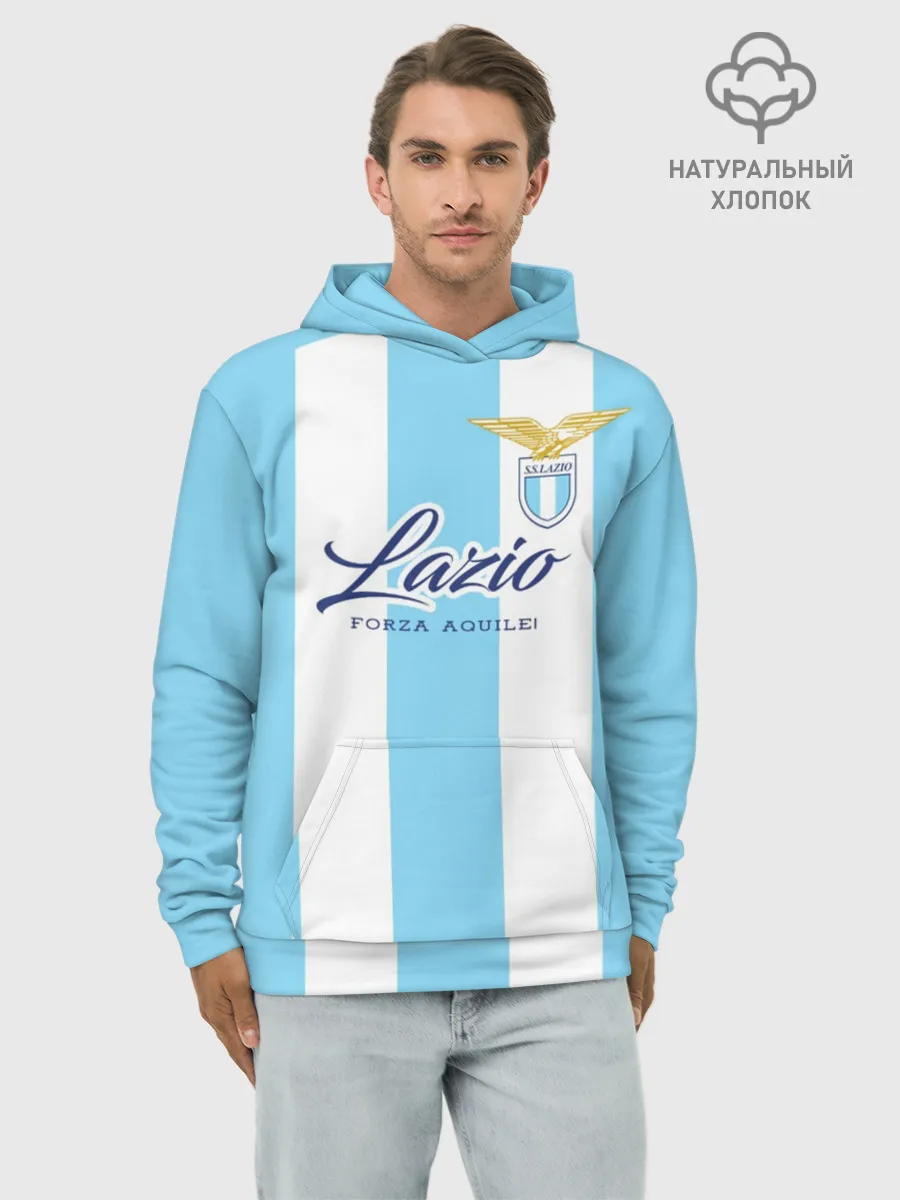 Худи мужской база хлопок / Лацио