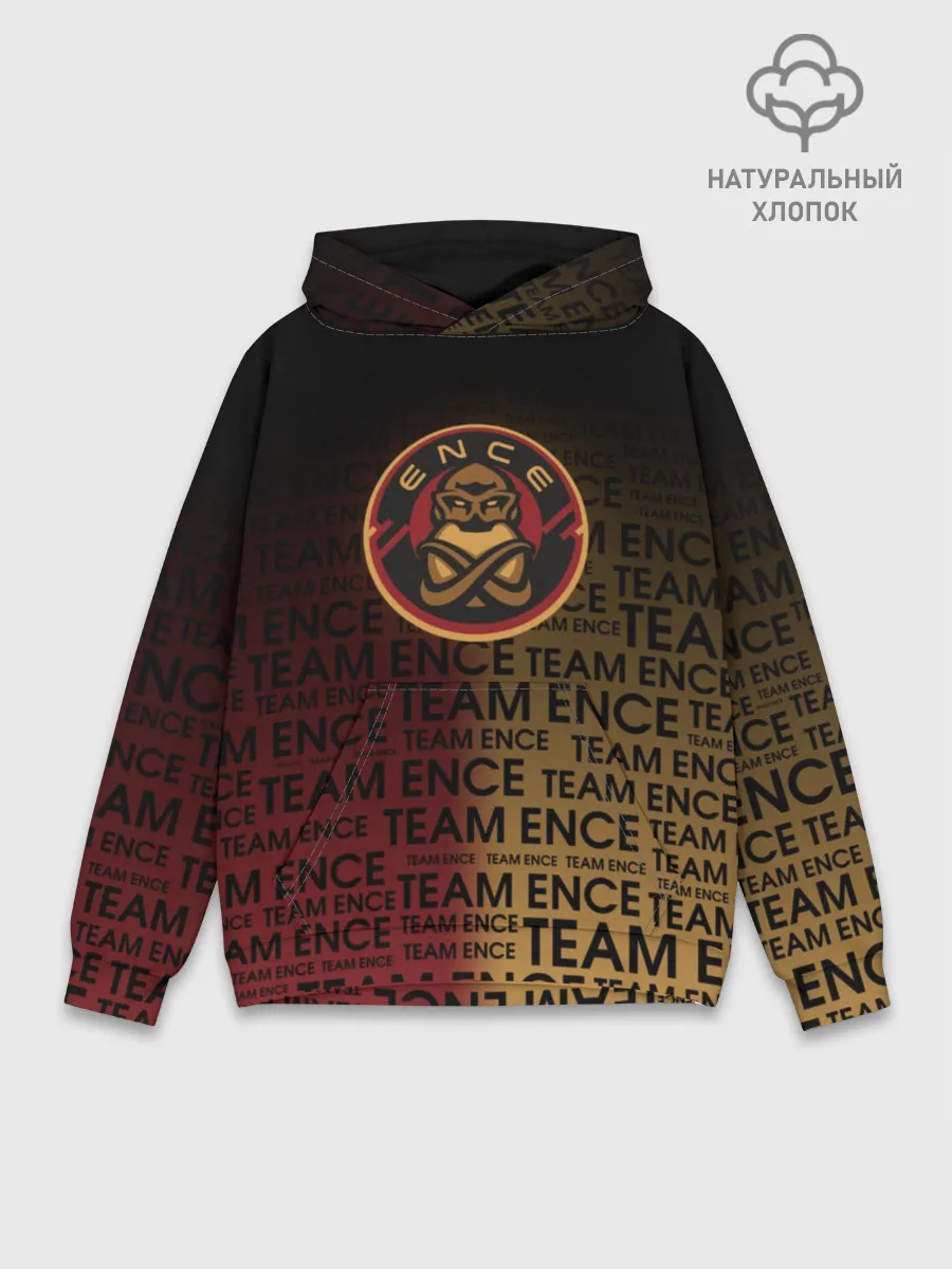 Худи мужской база хлопок / TEAM ENCE