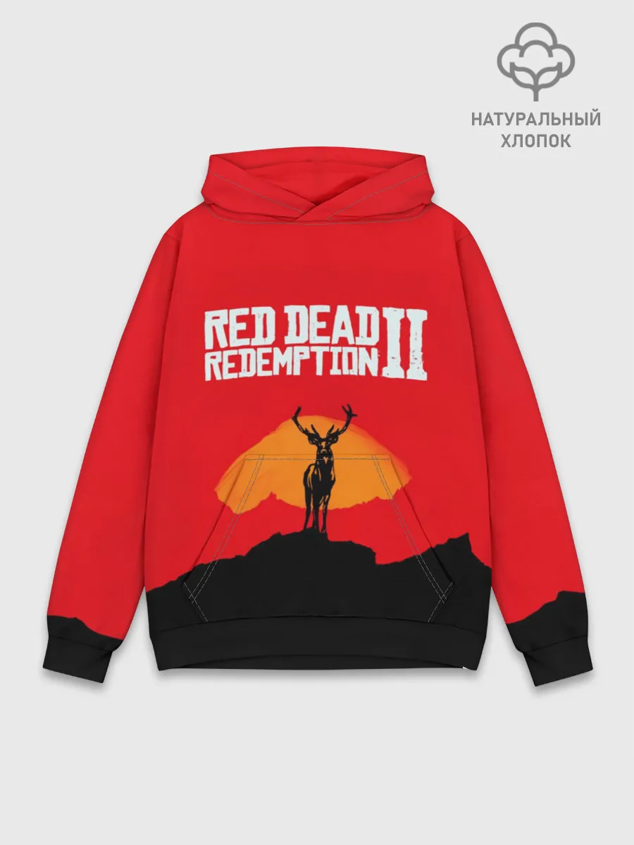 Худи мужской база хлопок / RDR2