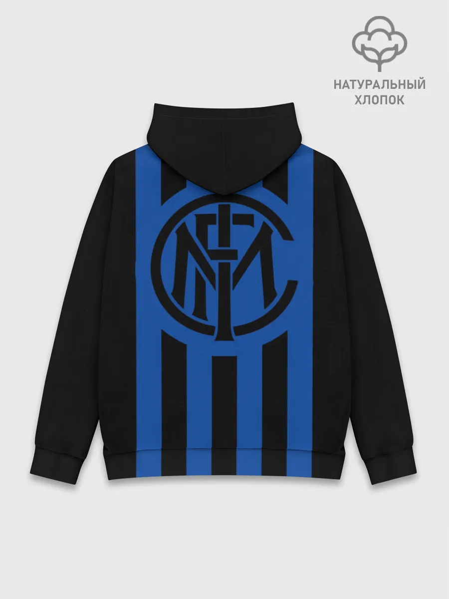 Худи мужской база хлопок / Интер Милан