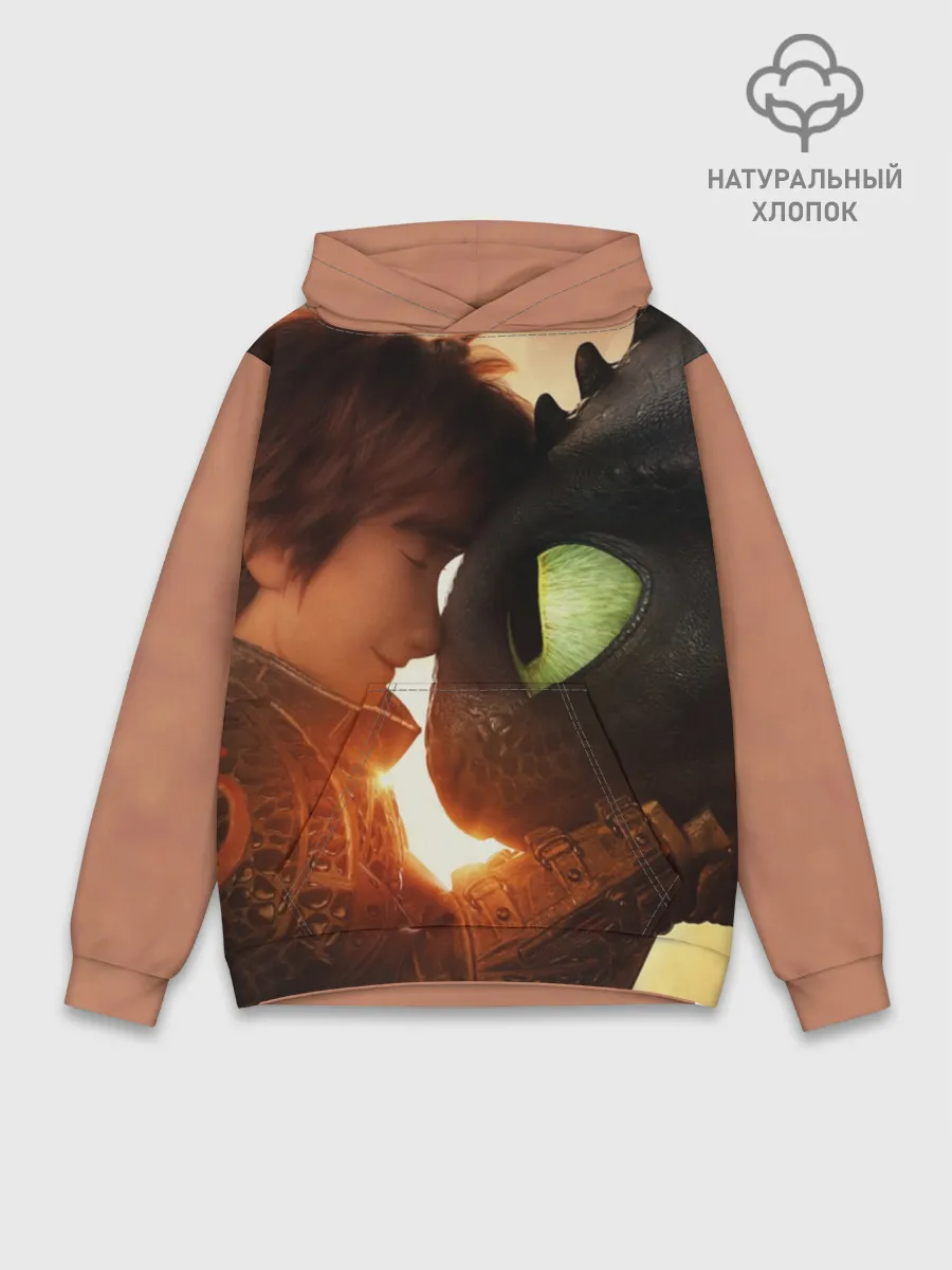 Худи мужской база хлопок / Как приручить дракона
