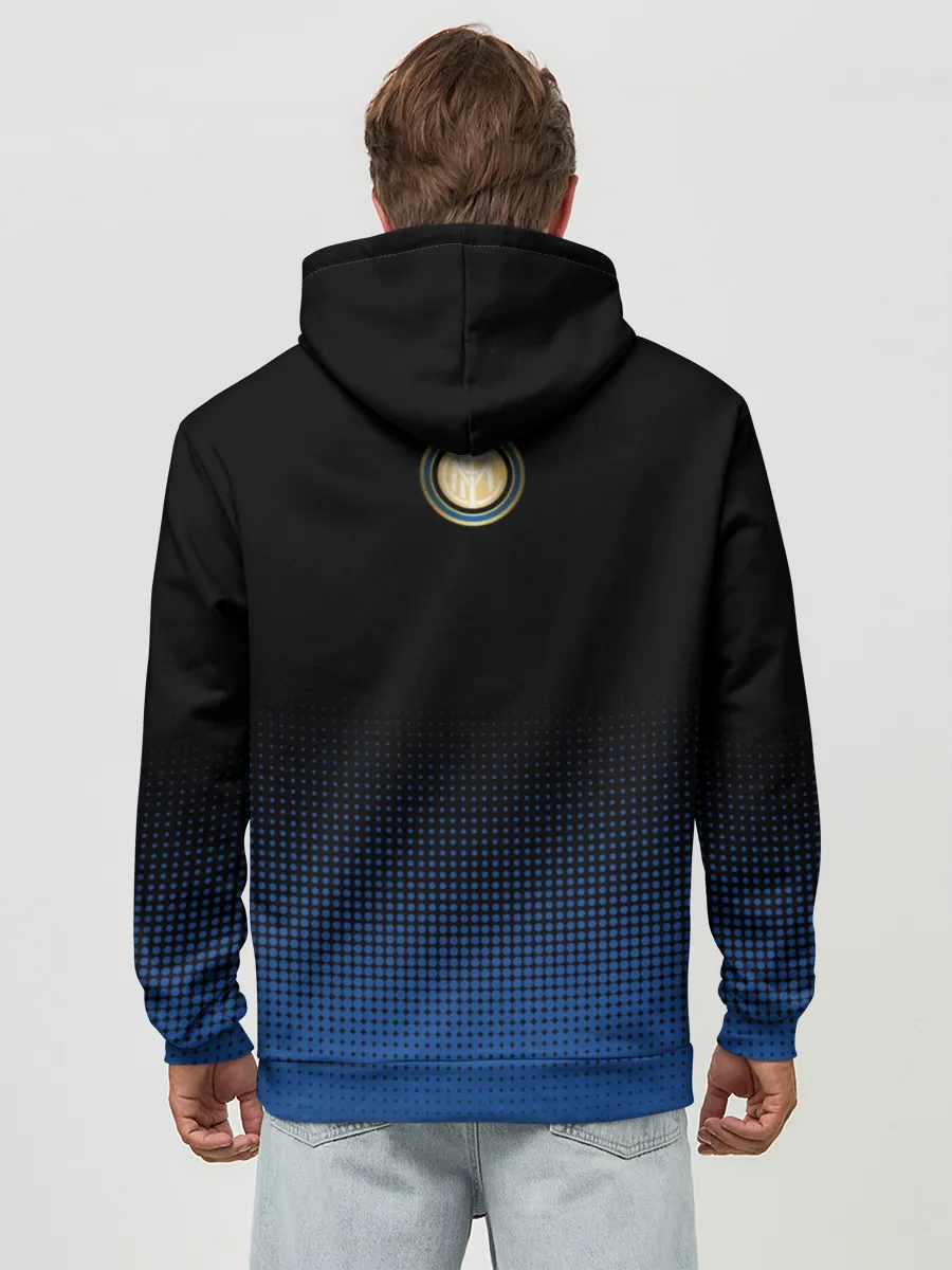 Худи мужской база хлопок / Интер Милан